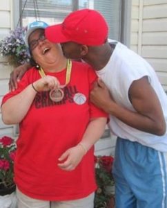 Sam Kisses Sonia After She Wins a Special Olympic Medal