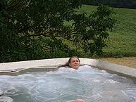 Woman in Hot Tub