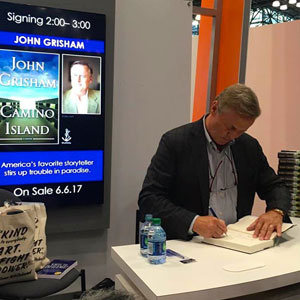 John Grisham book signing