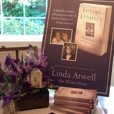 Loving Lindsey Book Launch Display